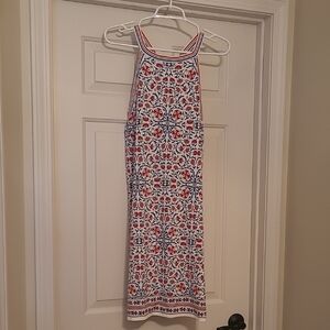 💙 NWOT Max Studio Red White & Blue Halter Dress XL